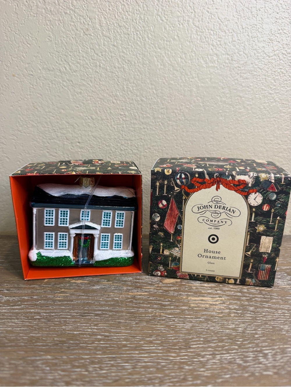 John Derian for Target Glass House Ornament – New In Box Christmas 2025